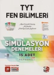 3D Yayınları YKS TYT Fen Bilimleri Simülasyon 15 Deneme Video Çözümlü 3D Yayınları