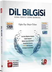 3D Yayınları Tüm Sınavlar için Dil Bilgisi Soru Bankası Video Çözümlü 3D Yayınları
