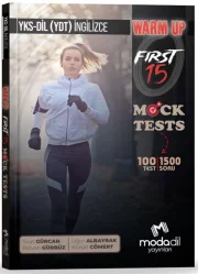 Modadil YKSDİL İngilizce WARM UP First 15 Mock Tests Modadil Yayınları