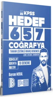 Benim Hocam 2026 KPSS Coğrafya HEDEF 657 18 Deneme Çözümlü - Bayram Meral Benim Hocam Yayınları