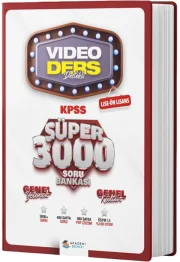 Akademi Denizi KPSS Lise Ön Lisans Canlı Ders Süper 3000 Soru Bankası