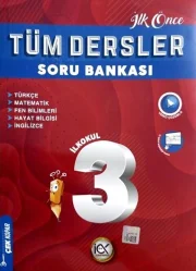 İlk Önce Yayıncılık 3. Sınıf Tüm Dersler Soru Bankası