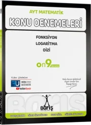 Barış YKS AYT Matematik Fonksiyon, Logaritma ve Dizi Konu Denemeleri - Barış Çelenk Barış Yayınları