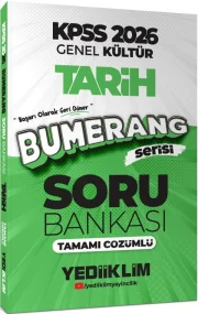 Yediiklim 2026 KPSS Tarih Bumerang Soru Bankası Çözümlü Yediiklim Yayınları