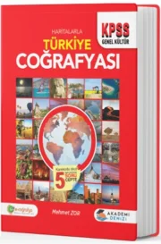 Akademi Denizi KPSS Haritalarla Türkiye Coğrafyası