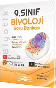 Biyotik 9. Sınıf Biyoloji Soru Bankası Video Çözümlü Biyotik Yayınları