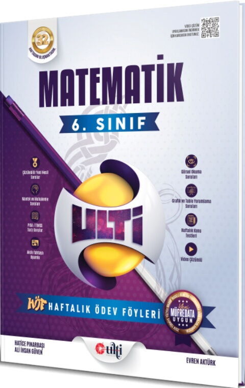 Ulti Yayınları 6. Sınıf Matematik Haftalık Ödev Föyleri