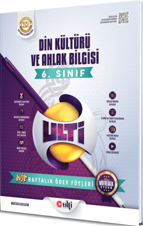 Ulti Yayınları 6. Sınıf Din Kültürü ve Ahlak Bilgisi Haftalık Ödev Föyleri