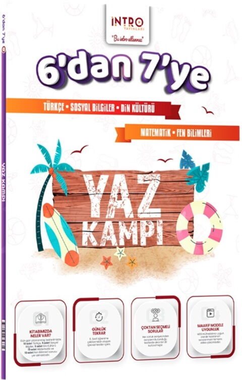 İntro Yayınları 6 . Sınıf dan 7 ye Tüm Dersler Yaz Kampı
