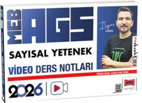 Yargı 2026 MEB-AGS Sayısal Yetenek Video Ders Notları - İlyas Güneş Yargı Yayınları