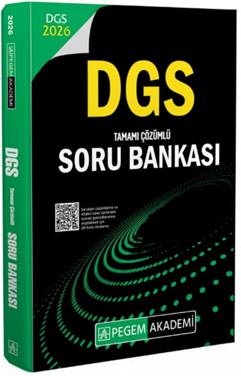 Pegem 2026 DGS Soru Bankası Çözümlü Pegem Akademi Yayınları
