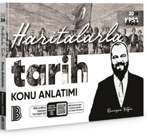 Benim Hocam 2026 KPSS MEB-AGS Haritalarla Tarih Konu Anlatımı - Ramazan Yetgin Benim Hocam Yayınları