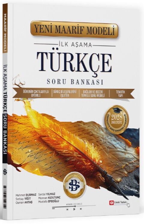 Bilgi Sarmal 2028 YKS TYT AYT Türkçe Maarif Modeli İlk Aşama Soru Bankası Bilgi Sarmal Yayınları