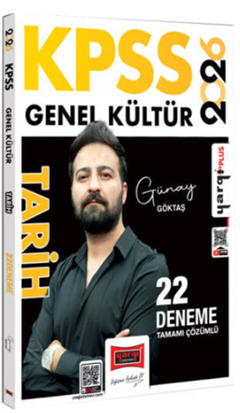 Yargı 2026 KPSS Tarih 22 Deneme Çözümlü - Günay Göktaş Yargı Yayınları