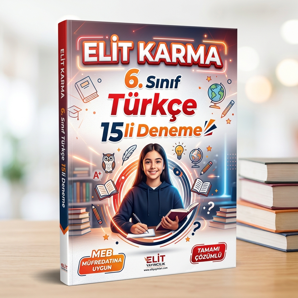 Elit Karma 6. Sınıf Türkçe Konu Sıralı 15 li Deneme Elit Karma