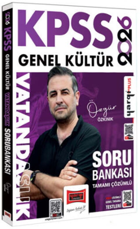 Yargı 2026 KPSS Vatandaşlık Soru Bankası Çözümlü - Özgür Özkınık Yargı Yayınları