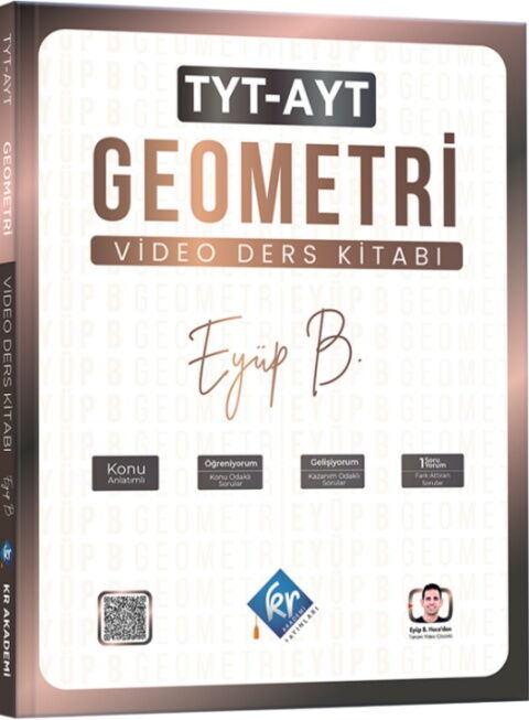KR Akademi YKS TYT AYT Geometri Video Ders Kitabı - Eyüp Boncuk KR Akademi Yayınları