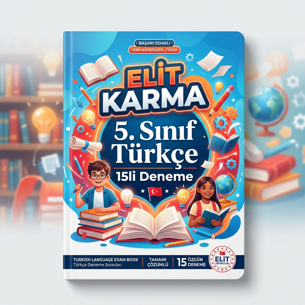 Elit Karma 5. Sınıf Türkçe Konu Sıralı 15 li Deneme Elit Karma