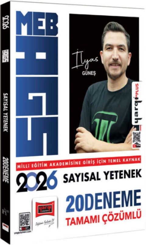 Yargı 2026 MEB-AGS Sayısal Yetenek 20 Deneme Çözümlü - İlyas Güneş Yargı Yayınları