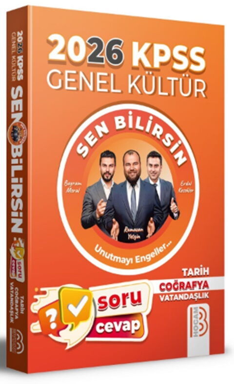 Benim Hocam 2026 KPSS Genel Kültür Sen Bilirsin Soru Cevap Soru Bankası - Ramazan Yetgin Benim Hocam Yayınları