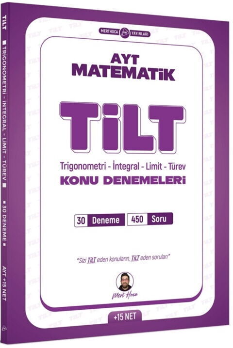 Mert Hoca 2026 YKS AYT TİLT Trigonometri, İntegral, Limİt ve Türev 30 Deneme - Mert Güven Mert Hoca Yayınları