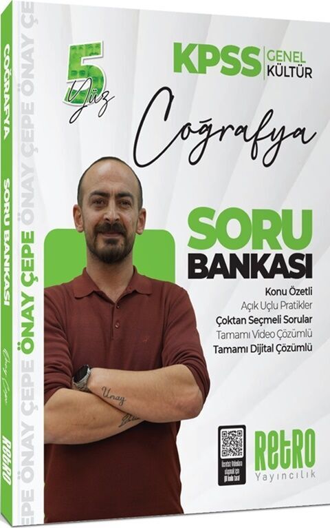Retro 2026 KPSS Coğrafya 5Yüz Soru Bankası Çözümlü - Önay Çepe Retro Yayıncılık