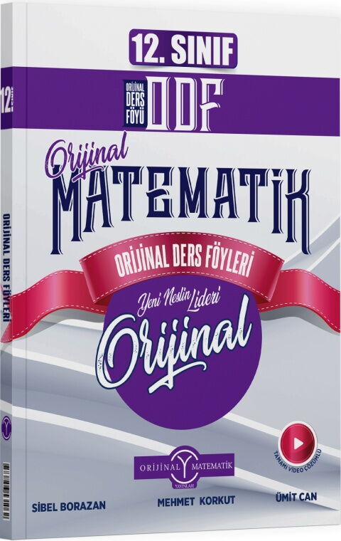Orijinal Mikro 12. Sınıf Matematik ODF Orijinal Ders Föyleri