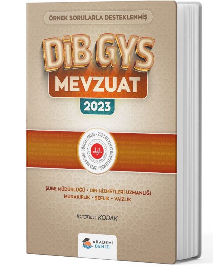 Akademi Denizi GYS DİB Mevzuat Şube Müdürlüğü