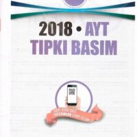 Çap Yayınları AYT 2018 Tıpkı Basım