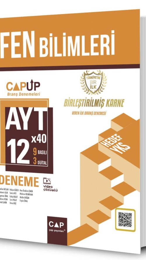 Çap Yayınları AYT Fen Bilimleri 12 X 40 Up Deneme