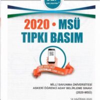 Çap Yayınları Üniversiteye Hazırlık MSÜ 2020 Tıpkı Basım