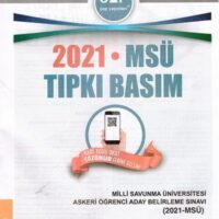 Çap Yayınları 2021 MSÜ Tıpkı Basım