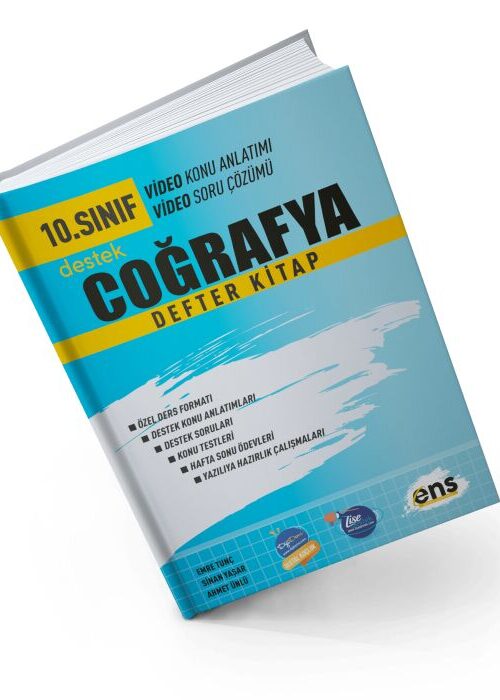 ENS Yayıncılık 10. Sınıf Coğrafya Defter Kitap