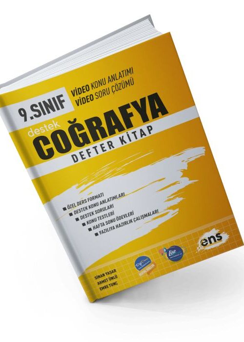 ENS Yayıncılık 9. Sınıf Coğrafya Defter Kitap