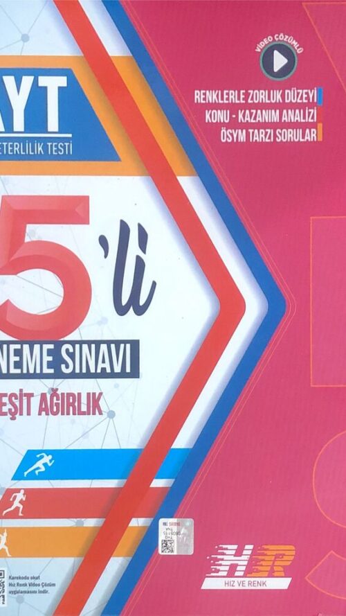 Hız ve Renk AYT Eşit Ağırlık 5 li Deneme