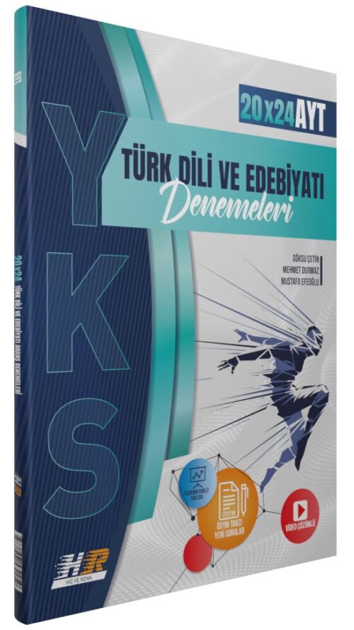 Hız ve Renk Yayınları AYT Türk Dili ve Edebiyatı 20 x 24 Denemeleri