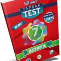 İlk Önce Yayıncılık 7. Sınıf Matematik Yaprak Test