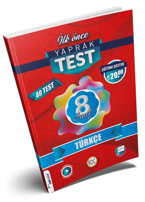 İlk Önce Yayıncılık 8. Sınıf Türkçe Yaprak Test