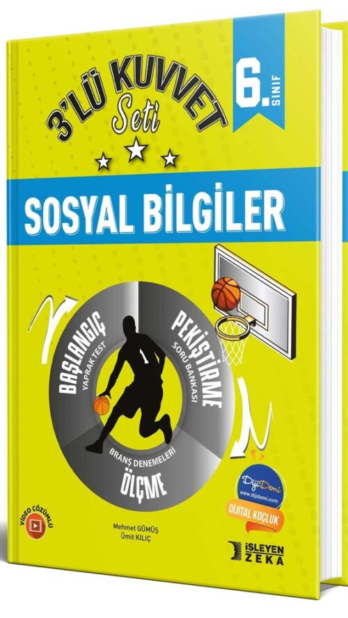 İşleyen Zeka 6. Sınıf Sosyal Bilgiler 3 lü Kuvvet Serisi Seti