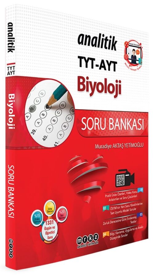 Merkez Yayınları TYT AYT Biyoloji Analitik Soru Bankası