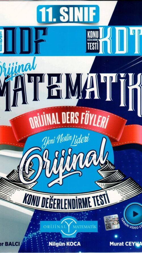 Orijinal Yayınları 11. Sınıf Matematik ODF KDT Seti