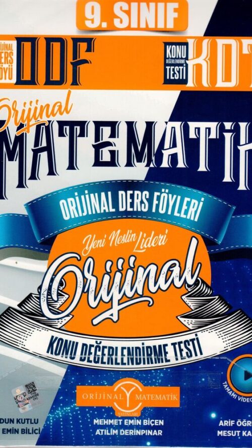 Orijinal Yayınları 9. Sınıf Matematik ODF KDT Seti