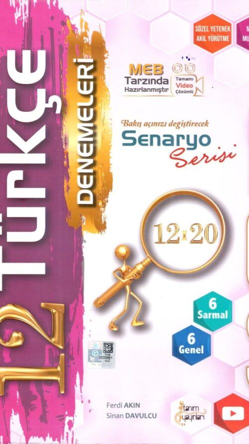 Tanım Yayınları 8. Sınıf LGS Türkçe 12 x 20 Deneme