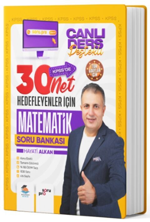 Akademi Denizi KPSS 30 Net Hedefleyenler İçin Matematik Soru Bankası