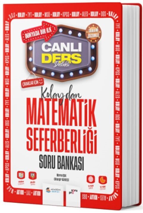 Akademi Denizi KPSS TYT Kolaydan Matematik Seferberliği Soru Bankası