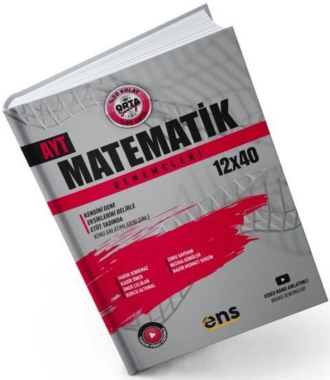 ENS Yayınları AYT Matematik 12 x 40 Denemeleri