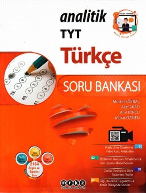 Merkez Yayınları TYT Türkçe Analitik Soru Bankası
