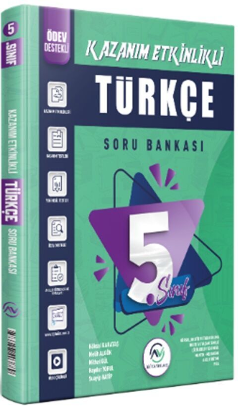 Av Yayınları 5. Sınıf Türkçe Kazanım Etkinlikli Soru Bankası