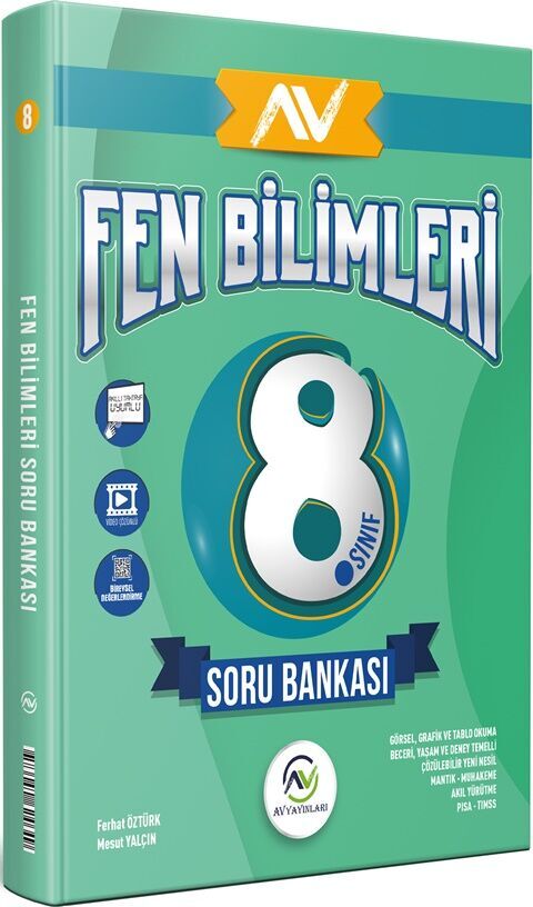 Av Akıllı Versiyon Yayınları 8. Sınıf Fen Bilimleri Soru Bankası