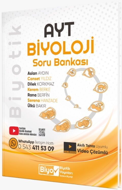 Biyotik Yayınları AYT Biyoloji Soru Bankası